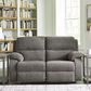 Ashley Scranto Manual Reclining Loveseat in Brindle, , large