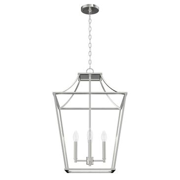Hunter Laurel Ridge 18" 4-Light Lantern in Brushed Nickel, , large