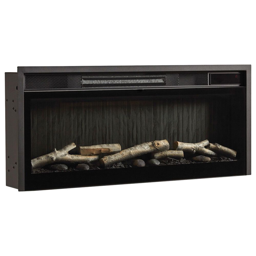 Ashley Cayboni 71&quot; Fireplace Console in Tan and Black, , large