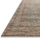 Loloi Heritage 9" x 12" Blue and Rust Area Rug, , large