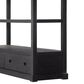 Four Hands Maya Woodmore 5-Shelf Bookcase in Dark Totem, , large