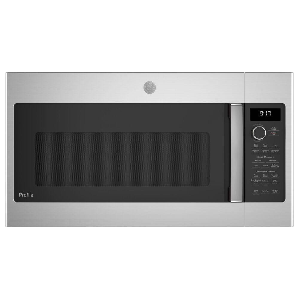 GE Profile 1.7 Cu. Ft. Convection Over-the-Range Microwave Oven in Stainless Steel, , large