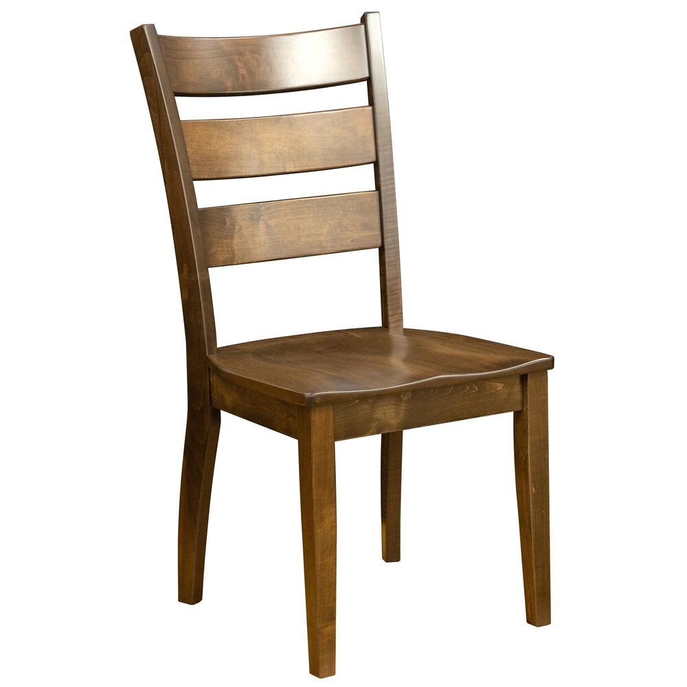 L.J. Gascho Saber Dining Table and Dining Side Chairs in Walnut Finish, , large
