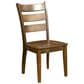 L.J. Gascho Saber Dining Table and Dining Side Chairs in Walnut Finish, , large