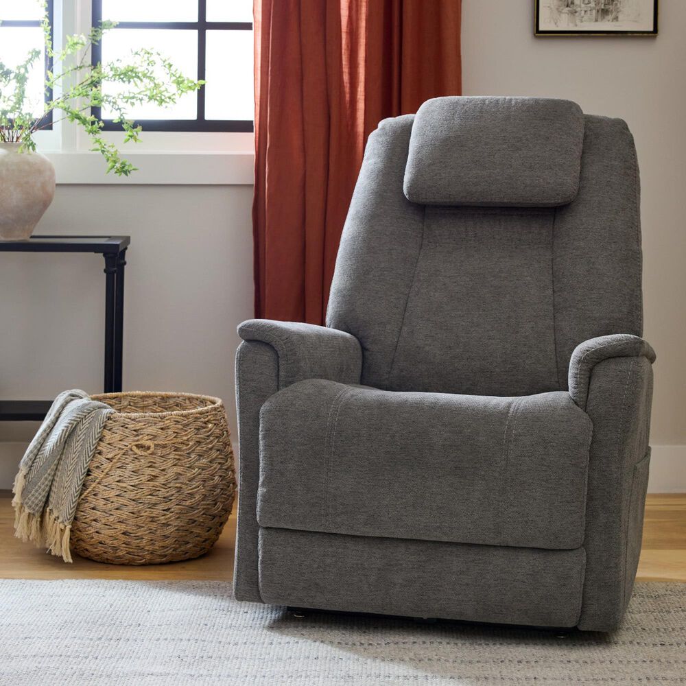 Flexsteel Zecliner Model 3+ Power Lift Recliner in Umber, , large