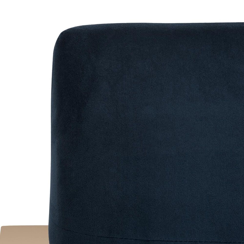 Safavieh Vasco Accent Chair in Navy Velvet, , large