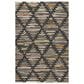 Dalyn Rug Company Kenner KN2 Black 3" x 5" Area Rug, , large
