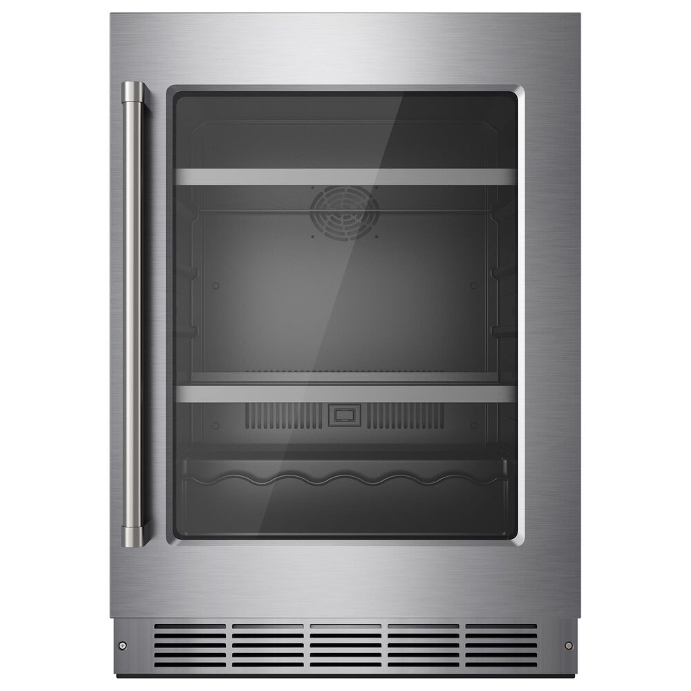 Thor Kitchen 5.2 Cu. Ft. Built-In Undercounter Beverage with Glass Doors in Stainless Steel, , large