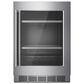 Thor Kitchen 5.2 Cu. Ft. Built-In Undercounter Beverage with Glass Doors in Stainless Steel, , large