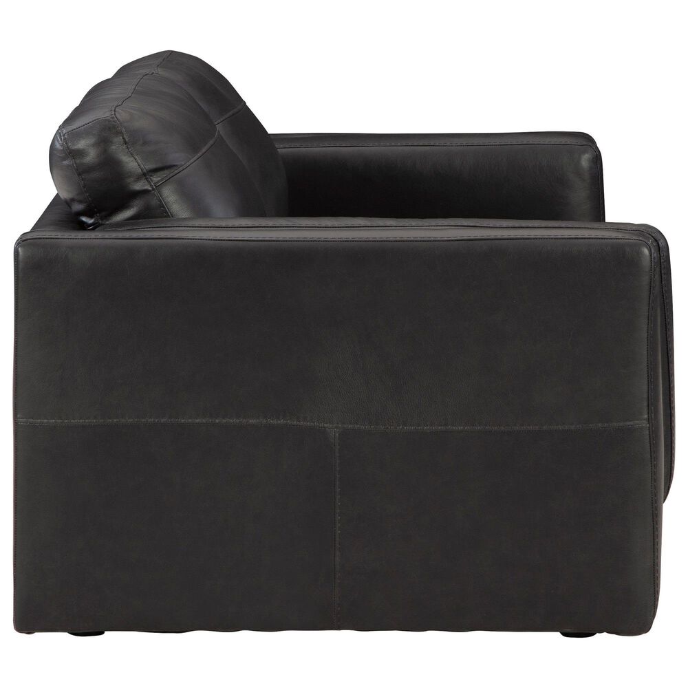 Ashley Amiata Stationary Sofa and Loveseat Set in Onyx, , large