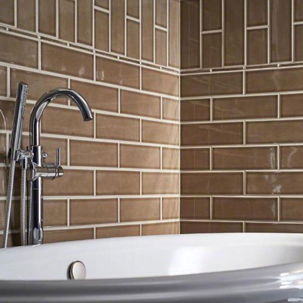 MS International Subway Artisan Taupe 4" x 12" Ceramic Tile, , large