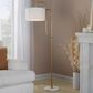 Grandview Gallery Leslie Floor Lamp in Gold and White, , large