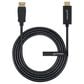 Manhattan 6" DisplayPort to HDMI Cable in Black, , large