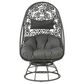 Hearth and Haven Hikre2-piece Metal Outdoor Lounge Chair Set in Charcoal, , large