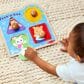 Melissa & Doug 5-Piece Ms. Rachel Jumbo Knob Puzzles in Red, , large