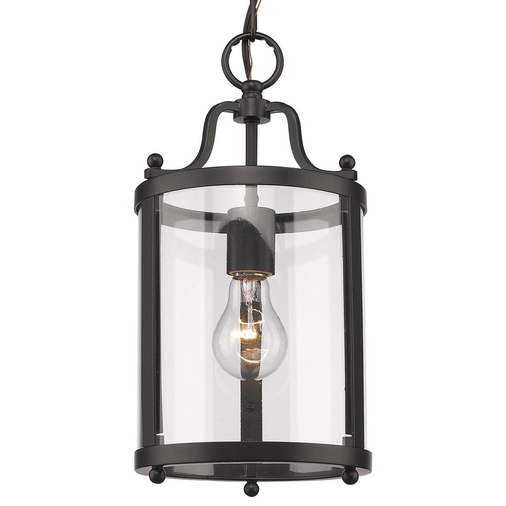 Golden Lighting Payton 1-Light Mini Pendant in Matte Black, , large
