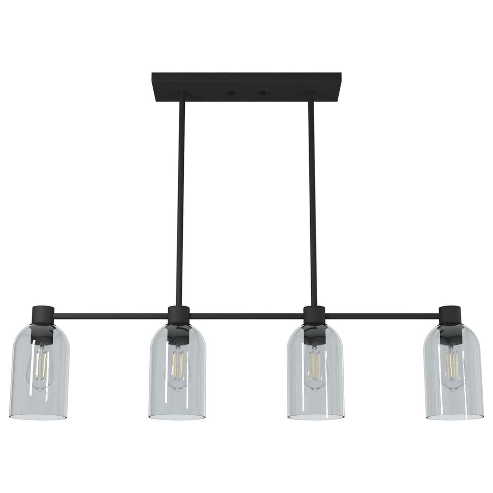 Hunter Lochmeade 4-Light Linear Chandelier in Natural Iron, , large