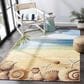 Safavieh Barbados  BAR555 6"6" x 9"4" Gold and Blue Indoor/Outdoor Area Rug, , large