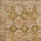 Surya Mona Lisa 6"7" Round Mustard, Tan, Olive, Brick Red, Sage, Dark Blue and Burgundy Area Rug, , large