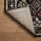 Rifle Paper Co Laurel Parquet 2"8" x 4" Black Area Rug, , large