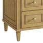 James Martin Vanities Lorelai 36" Single Vanity in Light Natural Oak with 3 CM Parisien Bleu Quartz Top, , large