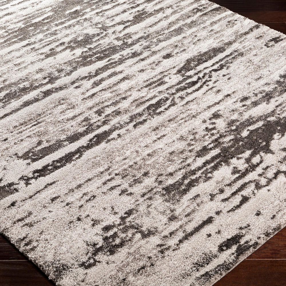 Surya Venice VNE-2301 2&#39; x 3&#39; Charcoal, Gray and Ivory Area Rug, , large