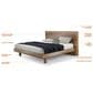 BDI Kava Queen Platform Bed in Natural Walnut with Lighting and USB Ports, , large