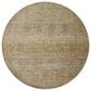 Loloi Bradbury 7"9" Round Dove and Gold Area Rug, , large