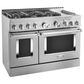 KitchenAid 6.3 Cu. Ft. Freestanding Gas Range with Griddle in Stainless Steel, , large