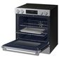 Samsung Bespoke 6.3 Cu. Ft. Smart Slide-In Electric Range with True Convection in Stainless Steel, , large
