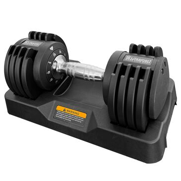 Lifesmart 25 Lb. Adjustable Dumbbell in Black, , large