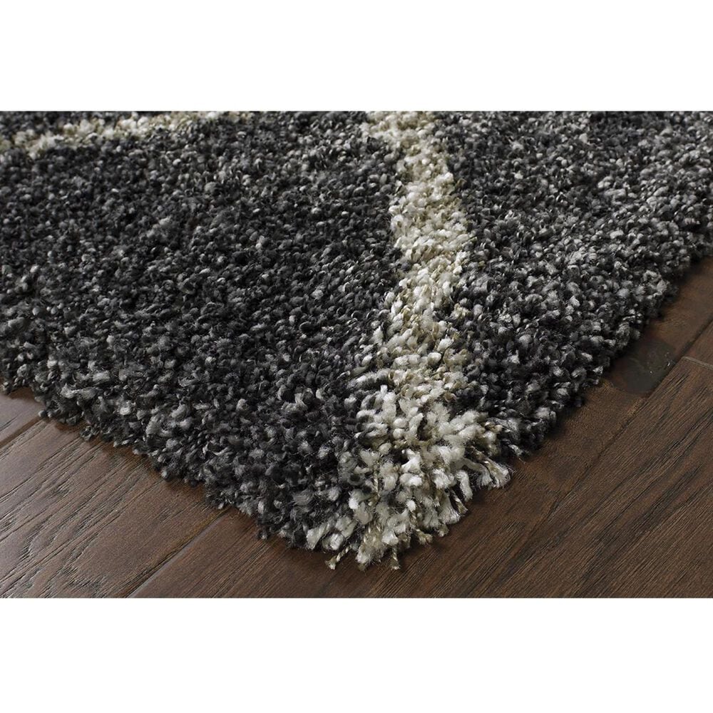Oriental Weavers Henderson 90K 9&#39;10&quot; x 12&#39;10&quot; Charcoal and Grey Area Rug, , large