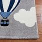 Safavieh Carousel 3"3" x 5"3" Light Grey and Red Kids  Area Rug, , large