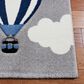 Safavieh Carousel 3"3" x 5"3" Light Grey and Red Kids Area Rug, , large