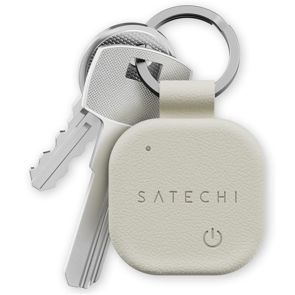 Satechi Vegan-Leather FindAll Keychain in Sand, , large