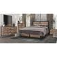 New Heritage Design Elk River 3-Piece King Bedroom Set in Rustic Brown and Black, , large
