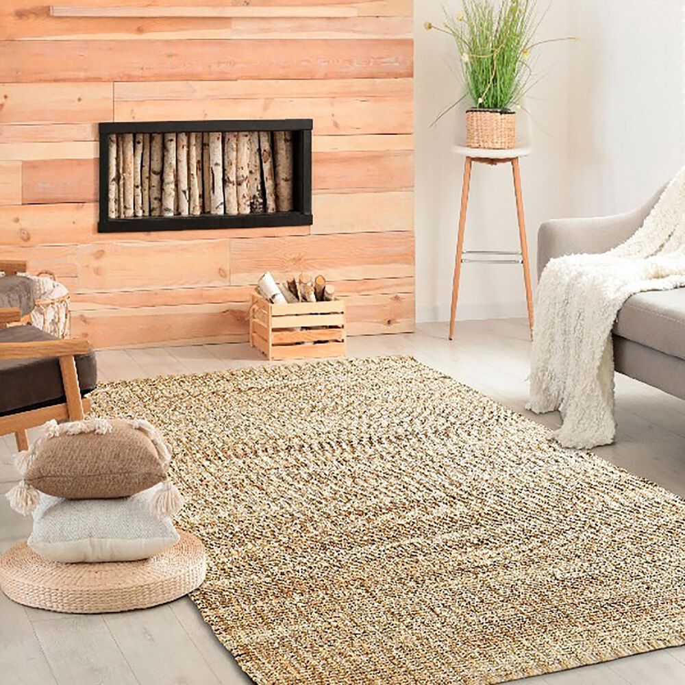 L&amp;R Resources Natural Fiber 03305 5&#39; x 7&#39;9&quot; Hebrides Area Rug, , large