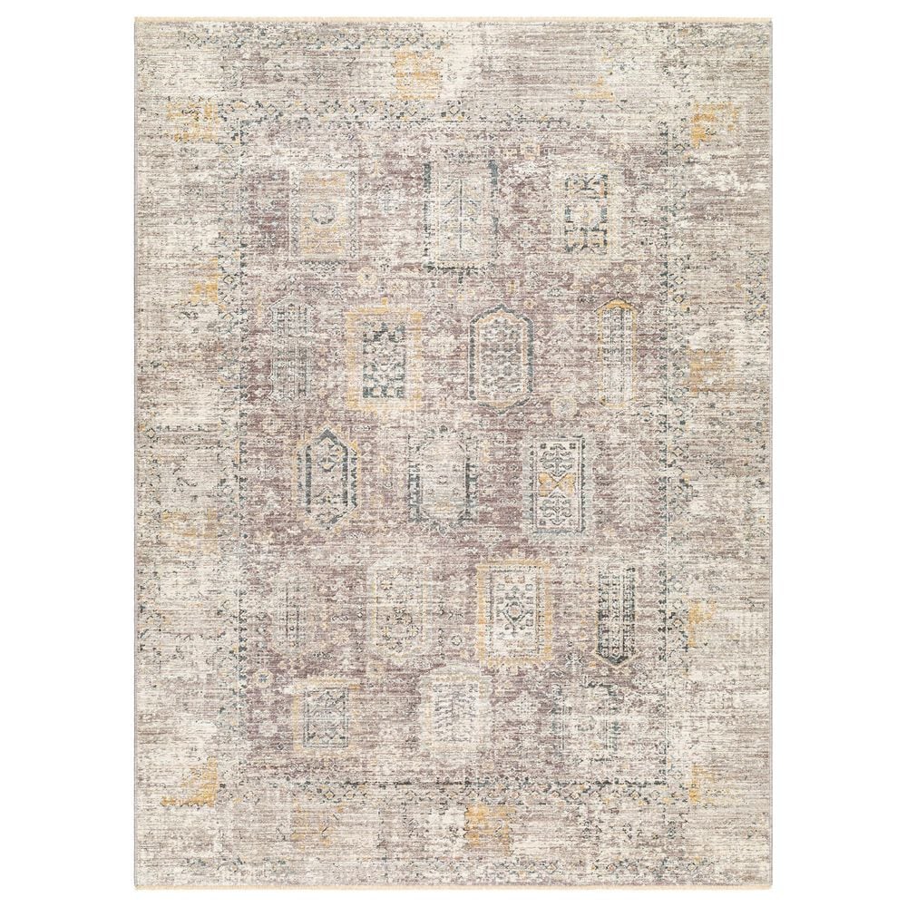 Surya Carlisle CSI2318 2"11" x 10" Dark Brown, Medium Gray, Off-White, Olive and Dark Blue Runner, , large
