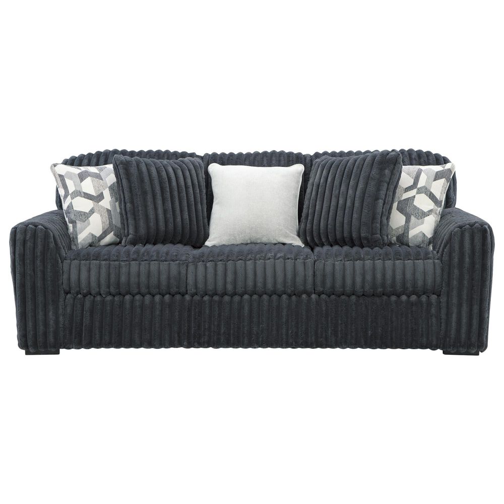 Ashley Midnight-Madness Stationary Sofa in Gunmetal, , large