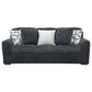 Ashley Midnight-Madness Stationary Sofa in Gunmetal, , large