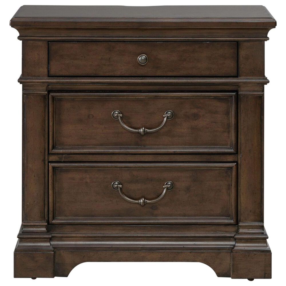 Liberty Furniture Arden Road 5-Piece King Bedroom Set in Satin Cherry, , large