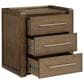 Ashley Marxmore King Upholstered Storage Bed with Two Nightstands in Brown, , large