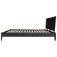 37B Casal King Platform Bed in Black Finish, , large