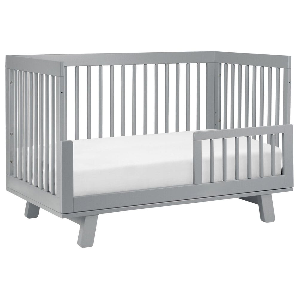 Babyletto Hudson Crib and 3 Drawer Dresser Set in Grey NFM