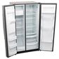 GE Appliances 25.3 Cu. Ft. Side by Side Refrigerator with External Dispenser in Fingerprint Resistant Stainless Steel, , large