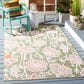 Safavieh Cabana CBN486Y 4" x 6" Green and Pink Indoor/Outdoor Area Performance Rug, , large