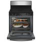 GE Appliances 5.0 Cu. Ft. Freestanding Electric Range in Stainless Steel and Black, , large