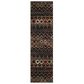 Safavieh Amsterdam AMS108P 2"3" x 10" Black Runner, , large
