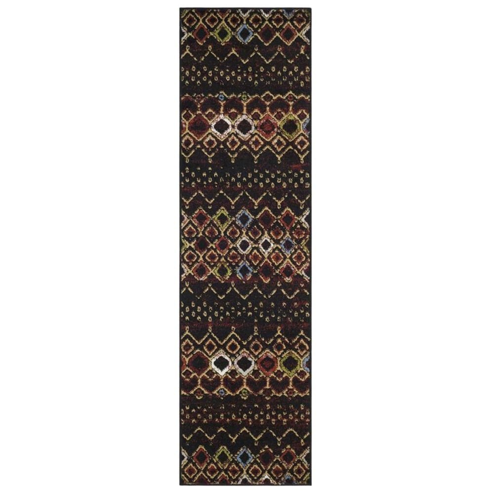 Safavieh Amsterdam AMS108P 2"3" x 10" Black Runner, , large