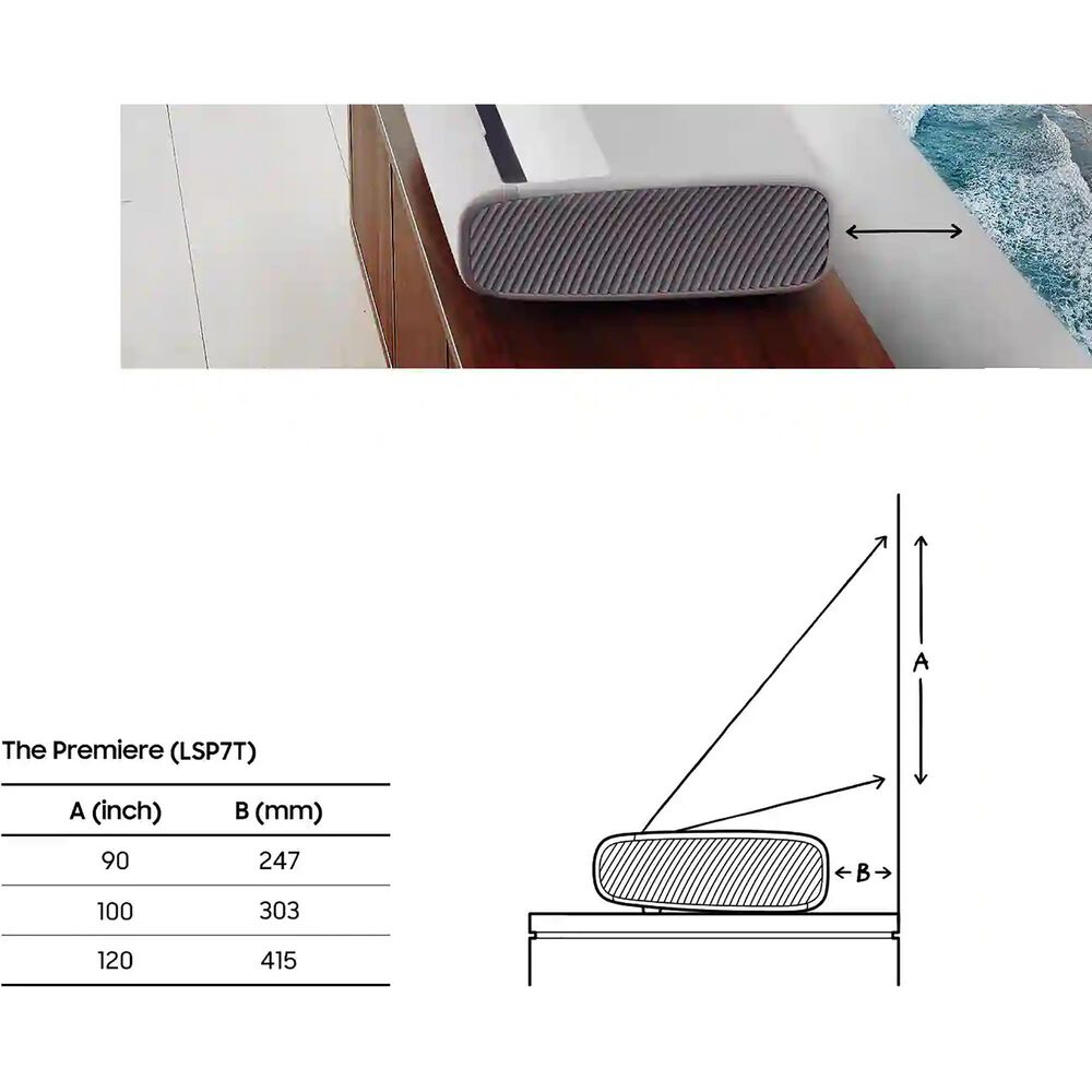 Samsung The Premiere 4K Smart Ultra Short Throw Single Laser Projector